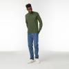 Gildan Adult Ultra Cotton Long Sleeve T-Shirt, Style G2400, Multipack(Military Green (3-pack))
