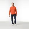 Gildan Adult Ultra Cotton Long Sleeve T-Shirt, Style G2400, Multipack(Orange (2-pack))