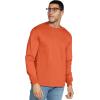 Gildan Adult Ultra Cotton Long Sleeve T-Shirt, Style G2400, Multipack(Orange (2-pack))