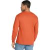 Gildan Adult Ultra Cotton Long Sleeve T-Shirt, Style G2400, Multipack(Orange (3-pack))