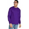 Gildan Adult Ultra Cotton Long Sleeve T-Shirt, Style G2400, Multipack(Purple (2-pack))
