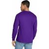 Gildan Adult Ultra Cotton Long Sleeve T-Shirt, Style G2400, Multipack(Purple (2-pack))