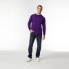 Gildan Adult Ultra Cotton Long Sleeve T-Shirt, Style G2400, Multipack(Purple (3-pack))