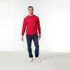 Gildan Adult Ultra Cotton Long Sleeve T-Shirt, Style G2400, Multipack(Red (2-pack))