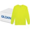 Gildan Adult Ultra Cotton Long Sleeve T-Shirt, Style G2400, Multipack(Safety Green (36-pack))