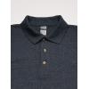Gildan Adult Ultra Cotton Pique Sport Shirt, Style G3800, 2-Pack(Dark Heather)