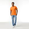 Gildan Adult Ultra Cotton T-Shirt, Style G2000, Multipack(Safety Orange (3-pack))