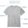 Gildan Adult Ultra Cotton T-Shirt, Style G2000, Multipack(Sport Grey (36-pack))