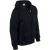 Gildan Fleece Zip Hoodie Sweatshirt, Style G18600, Multipack(Black)