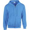 Gildan Fleece Zip Hoodie Sweatshirt, Style G18600, Multipack(Carolina Blue)