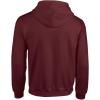 Gildan Fleece Zip Hoodie Sweatshirt, Style G18600, Multipack(Maroon)