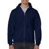 Gildan Fleece Zip Hoodie Sweatshirt, Style G18600, Multipack(Navy)