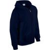 Gildan Fleece Zip Hoodie Sweatshirt, Style G18600, Multipack(Navy)