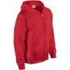Gildan Fleece Zip Hoodie Sweatshirt, Style G18600, Multipack(Red)
