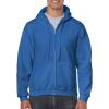 Gildan Fleece Zip Hoodie Sweatshirt, Style G18600, Multipack(Royal)