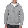 Gildan Fleece Zip Hoodie Sweatshirt, Style G18600, Multipack(Sport Grey)