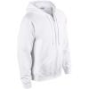 Gildan Fleece Zip Hoodie Sweatshirt, Style G18600, Multipack(White)