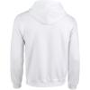 Gildan Fleece Zip Hoodie Sweatshirt, Style G18600, Multipack(White)