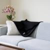 Gildan Heavy Blend Fleece Blanket, Style G18900, Black, 50″ x 60″(Black)