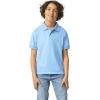 Gildan Kids’ DryBlend Short Sleeve Polo, Style G8800b, 3-Pack(Light Blue)