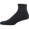 Gildan Men’s Active Cotton Ankle Socks, 10-Pairs(Black)