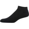 Gildan Men’s Active Cotton Low Cut Socks (10-Pairs)(Black)