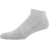Gildan Men’s Active Cotton Low Cut Socks (10-Pairs)(Grey Heather)