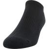 Gildan Men’s Active Cotton No Show Socks (10-Pack)(Black)