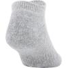 Gildan Men’s Active Cotton No Show Socks (10-Pack)(Grey Heather)