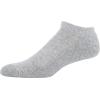 Gildan Men’s Active Cotton No Show Socks (10-Pack)(Grey Heather)