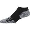 Gildan Men’s Active Strategic Cushion No Show Socks, Multipairs(Black/Acid (12-pairs))