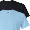 Gildan Mens DryBlend Workwear T-Shirts with Pocket, 2-Pack(Black blue)