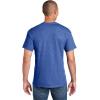 Gildan Mens DryBlend Workwear T-Shirts with Pocket, 2-Pack(Black/Heather Sport Royal)