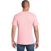 Gildan Mens DryBlend Workwear T-Shirts with Pocket, 2-Pack(Black/Light Pink)