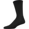 Gildan Men’s Performance Crew Socks, 12 Pairs(Black)