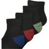 Gildan Men’s Polyester Half Cushion Ankle Socks, 12-Pairs(Assorted)