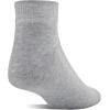 Gildan Men’s Polyester Half Cushion Low Cut Socks, 12-pack(Grey)