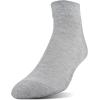 Gildan Men’s Polyester Half Cushion Low Cut Socks, 12-pack(Grey)