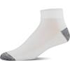 Gildan Men’s Polyester Half Cushion Low Cut Socks, 12-pack(White)