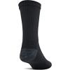 Gildan Men’s Polyester Half Cushion Mid-Crew Socks, 12-pack(Black)