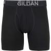 Gildan Men’s Underwear Cotton Stretch Boxer Briefs, Multipack(Black Soot  Slate Blue  Grey Flannel (5-pack))