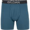Gildan Men’s Underwear Cotton Stretch Boxer Briefs, Multipack(Blue Cove/Hawaiian Blue/Heather Red Mark (5-pack  Regular Leg))