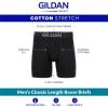 Gildan Men’s Underwear Cotton Stretch Boxer Briefs, Multipack(Blue Cove/Hawaiian Blue/Heather Red Mark (5-pack  Regular Leg))