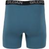 Gildan Men’s Underwear Cotton Stretch Boxer Briefs, Multipack(Blue Cove/Hawaiian Blue/Heather Red Mark (5-pack  Regular Leg))