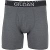 Gildan Men’s Underwear Cotton Stretch Boxer Briefs, Multipack(Hthr Dark Grey/Hthr Navy/Shapes/Blue (5-pack  Regular Leg))