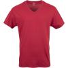 Gildan Men’s V-Neck T-Shirts, Multipack, Style G1103(Navy/Charcoal/Cardinal Red (5-pack))