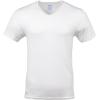 Gildan Men’s V-Neck T-Shirts, Multipack, Style G1103(White (12-pack))