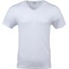 Gildan Men’s V-Neck T-Shirts, Multipack, Style G1103(White (6-pack))