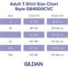 Gildan Softstyle CVC Short Sleeve T-Shirt, Style G67000, Multipack(White (4-pack))