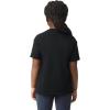 Gildan Unisex-Child Gildan Youth Heavy Cotton T-Shirt, Style G5000b, 2-Pack(Black)